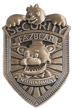 renmuq FNAF Fazbear Abzeichen, FNAF Sicherheit Vintage Metall Cartoon Brosche Anstecker Schmuck für Kleidung Rucksack Mützen Knöpfe Zubehör