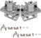 SCITOO Rear Left+Right Brake Calipers With Bracket 19B2911 19B2910 Compatible For Honda CR-V 2005-2006
