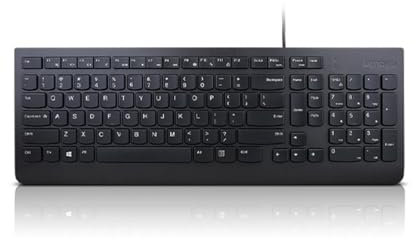 LENOVO Essential Wired Keyboard (Black) - US Euro 103P