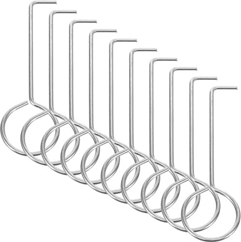 GANAZONO Shower Drain Lifting Hook 10pcs Stainless Steel Shower Drain Hooks Plug Sink Strainer Lifting Hook Floor Drain Grate Removal Tool for Home Kitchen Bathroom