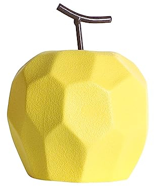 Pevfeciy Künstliche Keramik Früchte- große Apfel Skulptur-Simulation Obst Set-Gefälschte Früchte für Wohnkultur-Party Chirstmas Decortion,C