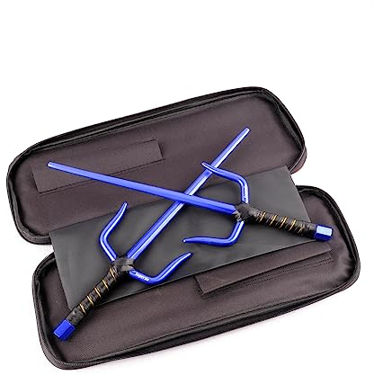 Superdo® Aluminnnum Octagon Metal Martial Arts Sai (38,1 cm, Blau)