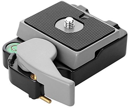 RGBS Camera 323 Quick Release Plate Clamp with 1/4'' to 3/8'' Screw Compatible for manfrotto 200PL-14 and 323 RC2 496RC, 498RC2, 804RC2