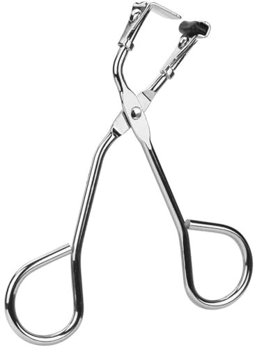 FRCOLOR Partial Eyelash Curler Silicone Eyelash Curler Lash Clip Eyelash Curl Tool Mini Eyelash Curling Tool Stainless Steel