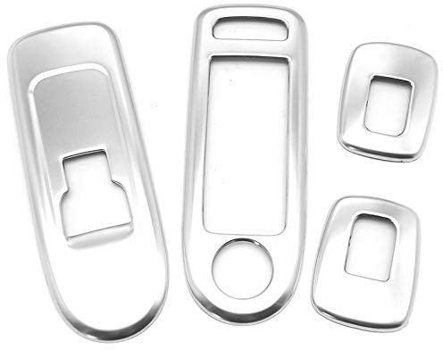 Doumneou Türfensterheber Schutz Chrom Zierleiste Abdeckleiste für 508 C5 Zubehör