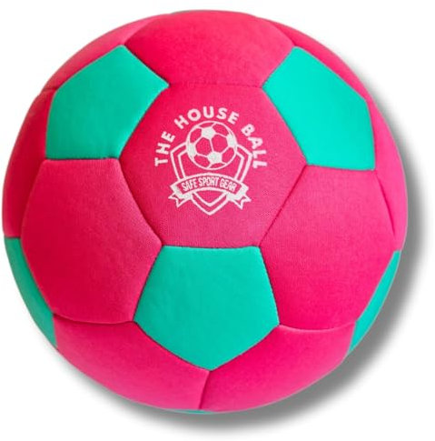 Safe Sport Gear The House Ball - Morbido e Sicuro, Taglia 4 - Progettato per Giocare in Casa e in Giardino Appassionati di Calcio - Pallone Perfetto per Bambini (Rosa)