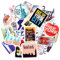 New York State Travel Stickers 50pcs USA-Themed Waterproof America Vacation Stickers Scrapbooking Journals Suitcase Travel Map Country Laptop Skateboard World Aesthetic Souvenir Gift Pack Decoration