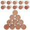 WEBEEDY 10 Stile Holz Tonmodellierungs Musterstempel Set 2 Farben Holz Töpfer Tonstempelwerkzeug Handgeschnitzte Stempel Mit Gemischten Mustern Säulenholz Töpferstempel Für Ton Und Keramik (5x3.5cm)
