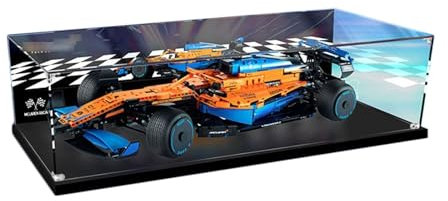 Acryl Schaukasten Vitrine Kompatibel Mit Le-go 42141 Formel-1-Rennwagen Modell Set Staubdichte Vitrine,Showcase Display Case (Ohne Modell Kit) 70 x 35 x 15 cm