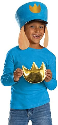 Disguise Dog Man Fancy Dress Accessory Kit for Kids | Official Boys Dress Up by Disguise, Includes Hat and Badge, Accessory Kit inspired by Dav Pilkey Books, One Size