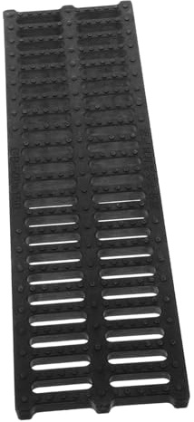 ROMISBABA Kunststoff Ablaufgitter Kanalrost Bodenablauf Rost 150x500x20mm Für Außen Küche Garage Belastbar Schmutzabweisend Entwässerungsabdeckung