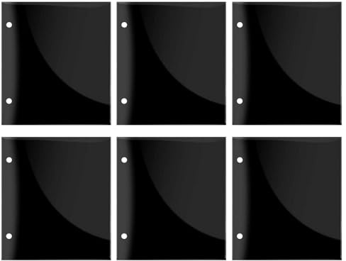 Notenordner,6-Teilige Notenmappe Für A4 Notenblätter - Buchhüllen Organizer für Kunstwerk Foto Dokument | Display Buch Für Blasorchester Und Chöre