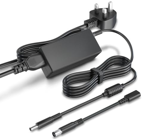 65W Laptop Charger for DELL, 19.5V 3.34A Power Supply Adapter Compatible with DELL Inspiron 15 14 13 17 3000 5000 7000 Series 5558 5559, Latitude E6440 E6430 3520 3420 XPS 13 14 9333 9350 Notebook