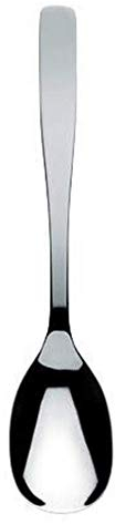 Alessi KnifeForkSpoon Cucchiaio da Servizio, Acciaio Inossidabile, Argento Lucido