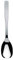 Alessi KnifeForkSpoon Cucchiaio da Servizio, Acciaio Inossidabile, Argento Lucido