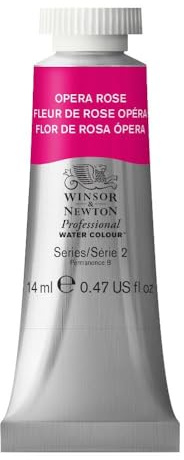 Winsor & Newton 14 ml Tube Professional Water Colour Paint, Opera Rose