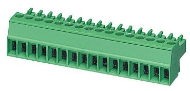 PHOENIX CONTACT MC 1,5/9-ST-3,5 Leiterplattenstecker, Nennquerschnitt 1,5 mm², Grün, Anzahl der Anschlüsse 9, Artikelfamilie MC 1,5/..-ST, Rastermaß 3,5 mm, 50 Stück