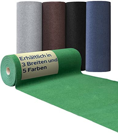Primaflor Rasenteppich - COMFORT, Grün, 4,00m x 7,50m | UV-stabil & schnelltrocknend | Mit Noppen | Kunstrasen-Teppich für Balkon, Terrasse & Poolbereich | Outdoor Bodenbelag| Balkonteppich