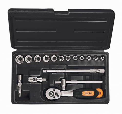 Chiavi a Bussola Serie 17 Pezzi Cromo Vanadium Valex