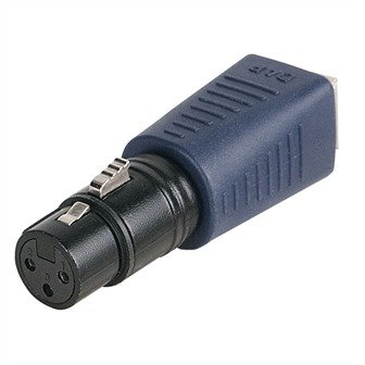 DAP Audio DMX Adapter XLR Female 3-pol auf RJ45 Female