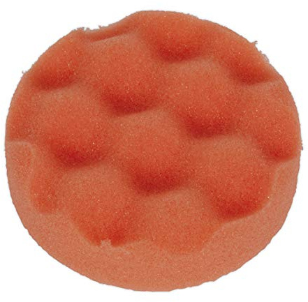 Sealey PTCCHW80O Buffing & Polishing Foam Head Hook & Loop Ø80 x 25mm Orange/Firm