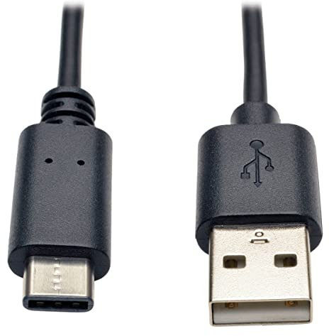 Eaton TrippLite by Câble USB-A vers USB-C, USB 2.0, Transfert de données jusqu’à 480 Mbps, Rétrocompatible, M/M, 1,8m, Garantie à vie (U038-006)