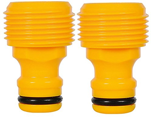 2 X Hozelock 2289 Male Threaded Adaptor 3/4in BSP Male (HOZ2289)