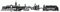 Samunshi® Venedig Skyline Aufkleber Sticker Autoaufkleber City Gedruckt - 30x5,9cm schwarz