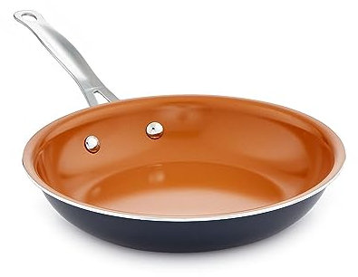 GOTHAM STEEL Poêle à Frire antiadhésive Poêles à Frire en céramique 11 inch Poêles antiadhésives Poêles antiadhésives Poêle de Cuisson Poêle
