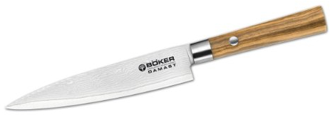 Böker Damast Olive Allzweckmesser