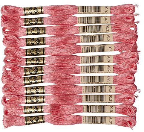 DMC 6-Strand Embroidery Cotton Floss, Medium Melon