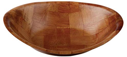 L092 Oval Wooden Bowl