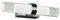 Intec LED-W-Vega/6W, LED-Innenleuchte, 6 watts, Integriert, chrom, 5,5 x 24,3 x 8,5 cm