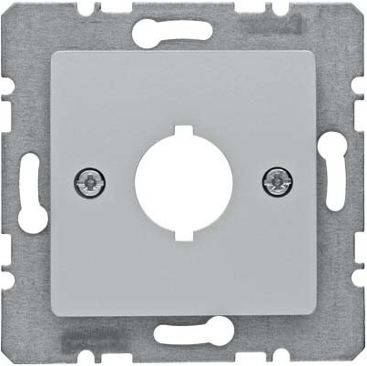 Tapa transmisión y control de dispositivo 18,8 mm series berker K.1/ K.5 de hager,aluminio
