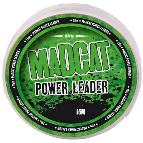 Madcat Power Leader Wallervorfach - 15m Vorfachschnur, Durchmesser/Tragkraft:0.80mm / 80kg