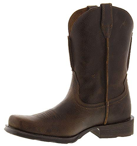 Ariat Men's Rambler Wide Square Toe Western Cowboy Boot, Wicker, 10.5 M US