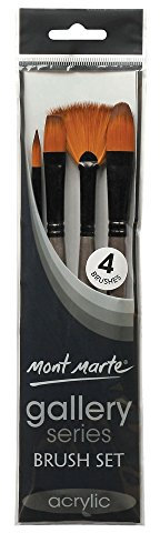 MONT MARTE Galerie-Serie Pinsel-Set, Standard