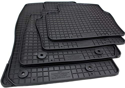 PETEX Gummimatten passend für 2 ab 02/2015 / CX-3 ab 06/2015 Fußmatten schwarz 4-teilig