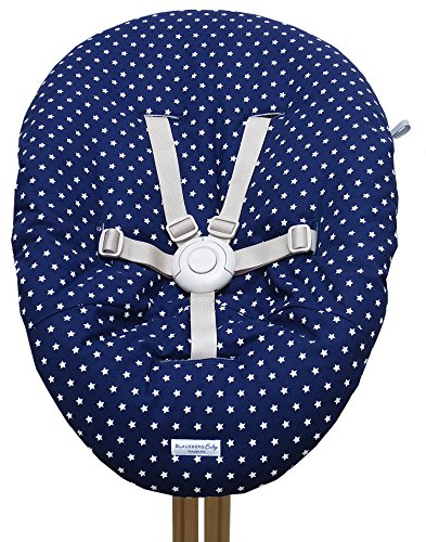 Blausberg Baby - Bezug für Babywippe Nomi Hochstuhl von Evomove - Blau Stern