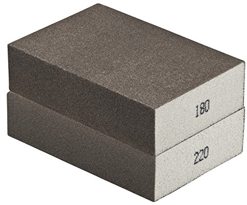 Schleifschwamm FEIN 2er-Set I DIY Körnung 180 & 220, für verschiedene Materialien geeignet I hochwertiger Handschleifklotz Schleifklotz Schleifblock Handschleifer