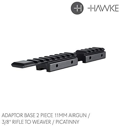 Hawke Adaptor Base 9-11mm Airgun or 3/8 Rifle to Weaver/Picatinny with extension