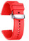 BINLUN Bracelet de Montre en Silicone à Dégagement Rapide 18mm 19mm 20mm 21mm 22mm 24mm Remplacement Bracelets pour Montres en Caoutchouc avec Boucle Déployante pour Homme et Femme (Rouge, 20mm)