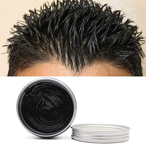 Temporäre Haarfarbe Farbstoff Non-permanent DIY Haarfarbe Wachs Washable für Party Cosplay Halloween Schwarz