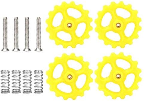 DollaTek 3D Printer DIY Accessories Hot Bed Leveling Assembly M3X20 Screw 3D Printing Kit Parts Set for Creality CR10