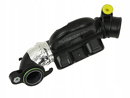 TURBORURY Compatible/reemplazo para tubo resonador Peugeot 307 207 CITROEN C2 C3 II 1.6 HDI 0383.51 9653777980