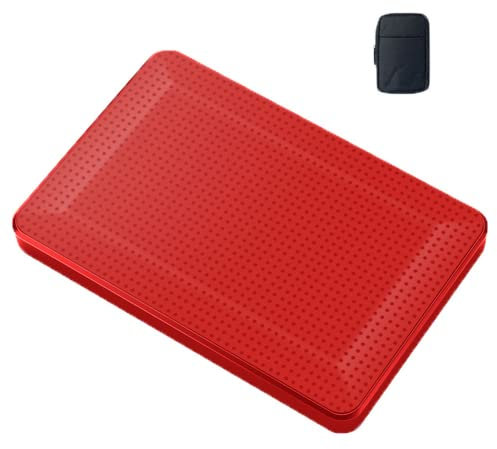 Hard disk esterno HDD da 2,5 pollici, 2 TB/160 GB/80 GB, in metallo portatile USB 3.0, adatto per PC, desktop, laptop, MacBook, Smart TV e altri dispositivi (500 GB, nero)