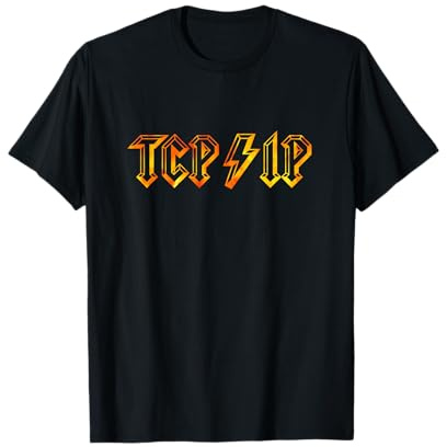 TCP/IP im Rock N Roll Style - Computer Geeks' Networking T-Shirt