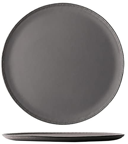 Leder Tablett, Valet Tray,Taschenleerer Leder,Men Women Jewelry Key Tray,PU Leather Tray,Mehrfarbiger Taschenleerer in Nappa Leder für Ihr Haus,Ordentlich Tablett ( Color : Gray , Size : Style 1 )