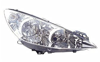 Repiauto Phare avant droit H1/H7 compatible avec Peugeot 308 1 phase 1 2007-2011