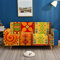LNXSESN Sofa Überzug Orange Gelb Braun Sofabezug Stretch Elasthan Couch überzug Abnehmbare Waschbar Sofaschoner Anti Rutsch Sofa Cover Moderne Sofabezug Ecksofa Universal Couchbezug 2 Sitzer